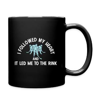 Eishockey - Tasse einfarbig - Schwarz - Rechts
