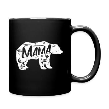 Mama Ourse - Mug uni - noir - Droite