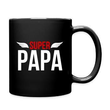Super Papa - Mug uni - noir - Droite