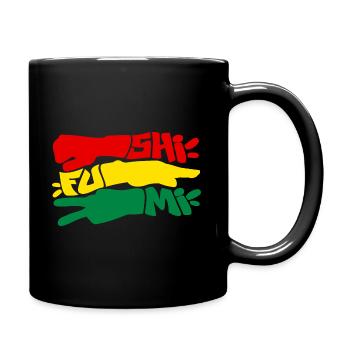shifumi rasta - Mug uni - noir - Droite