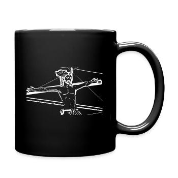 Jesus Christ Cross Easter - Full Colour Mug - black - Right