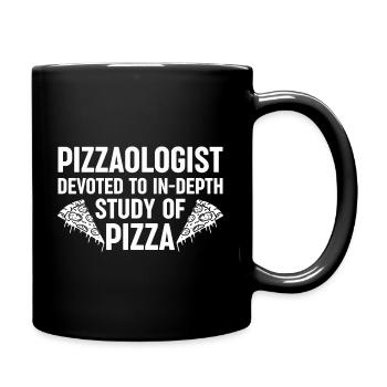 Pizza Student Pizza Connoisseur Pizza Man - Mug uni - noir - Droite