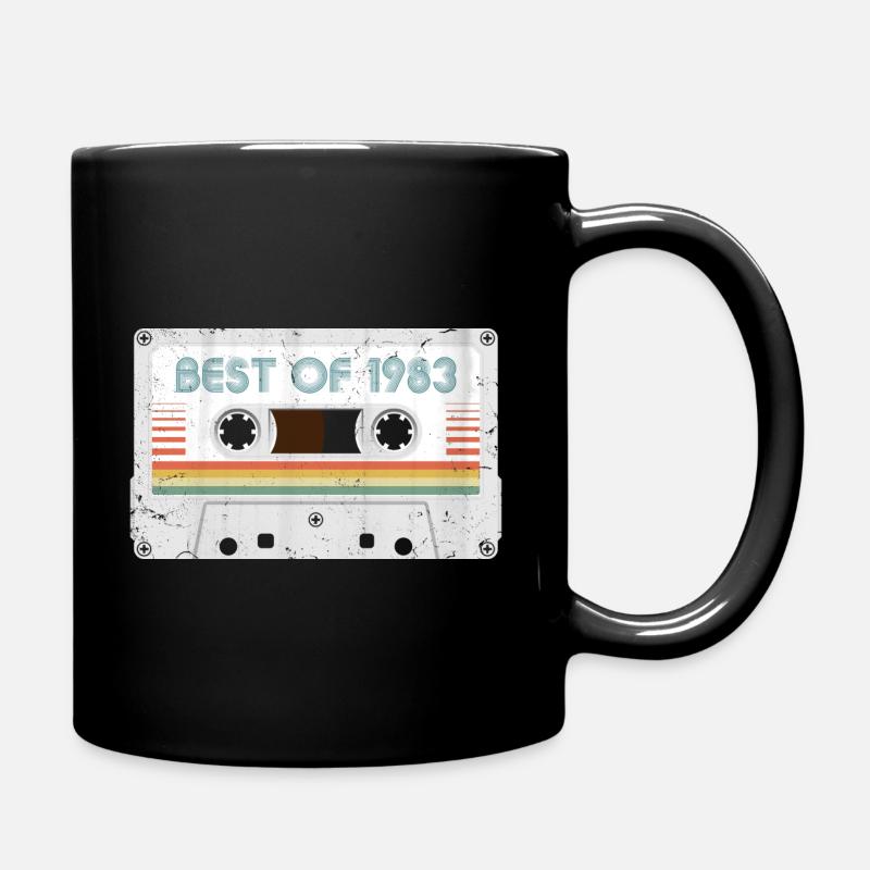 BEST OF 1983 Kassette - Tasse einfarbig - Schwarz