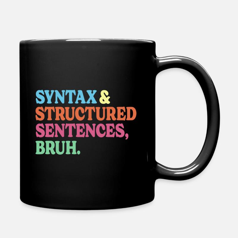 Humour Enseignant Professeur De Lettres Anglais - Mug uni - noir