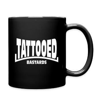 Tattooed Bastards Oldschool Look - Full Colour Mug - black - Right