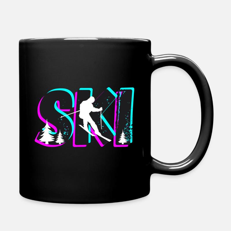 SKI - Full Colour Mug - black