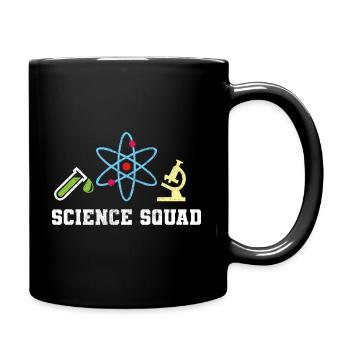 Science Squad Physik Lehrer - Tasse einfarbig - Schwarz - Rechts