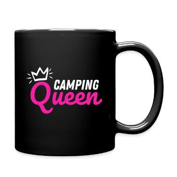 Camping Queen Camper Caravan Camping Vacances - Mug uni - noir - Droite