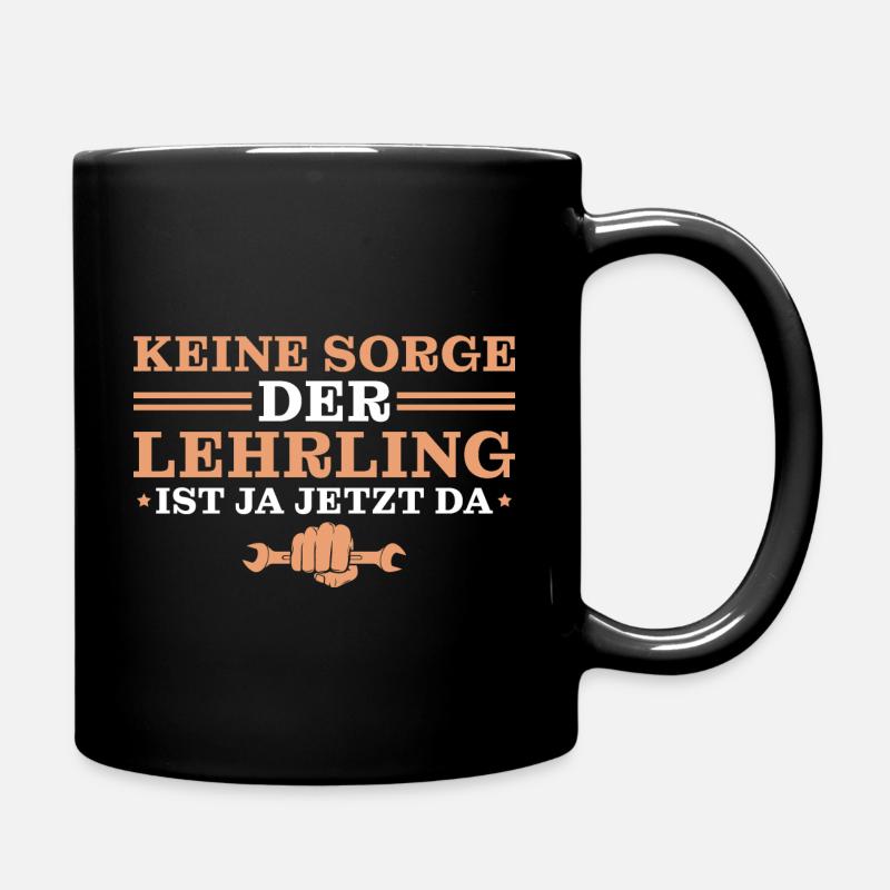 Kfz Mechaniker Ausbildung Lehrling - Tasse einfarbig - Schwarz