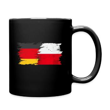 Allemagne Turquie Friendship Maillot de foot - Mug uni - noir - Droite