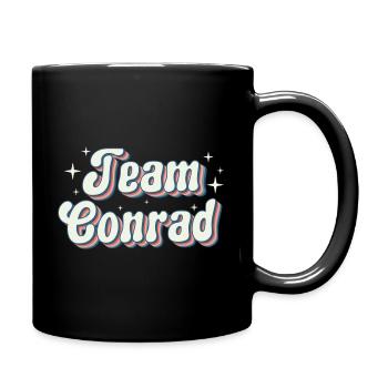 Team Conrad Vintage Cool - Tasse einfarbig - Schwarz - Rechts