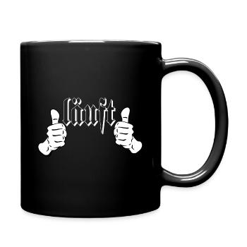 running, saying, sayings, funny sayings, humor, fun, - Full Colour Mug - black - Right