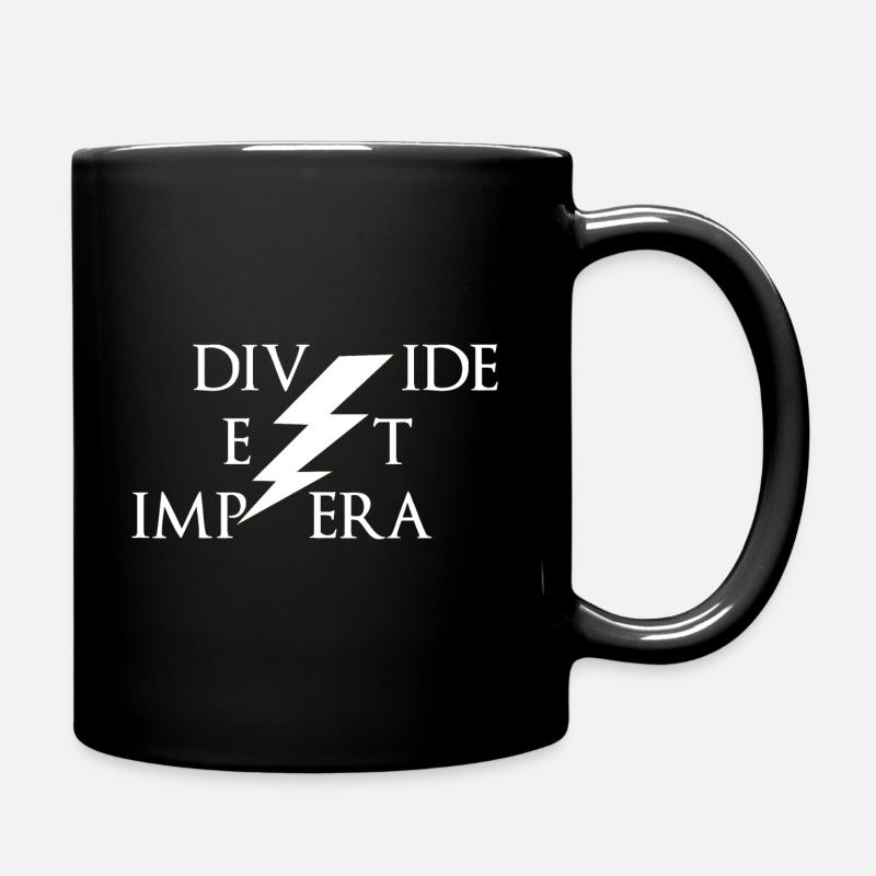 Divide et impera Latin domination - Full Colour Mug - black