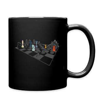 Échec et mat aux échecs - Mug uni - noir - Droite