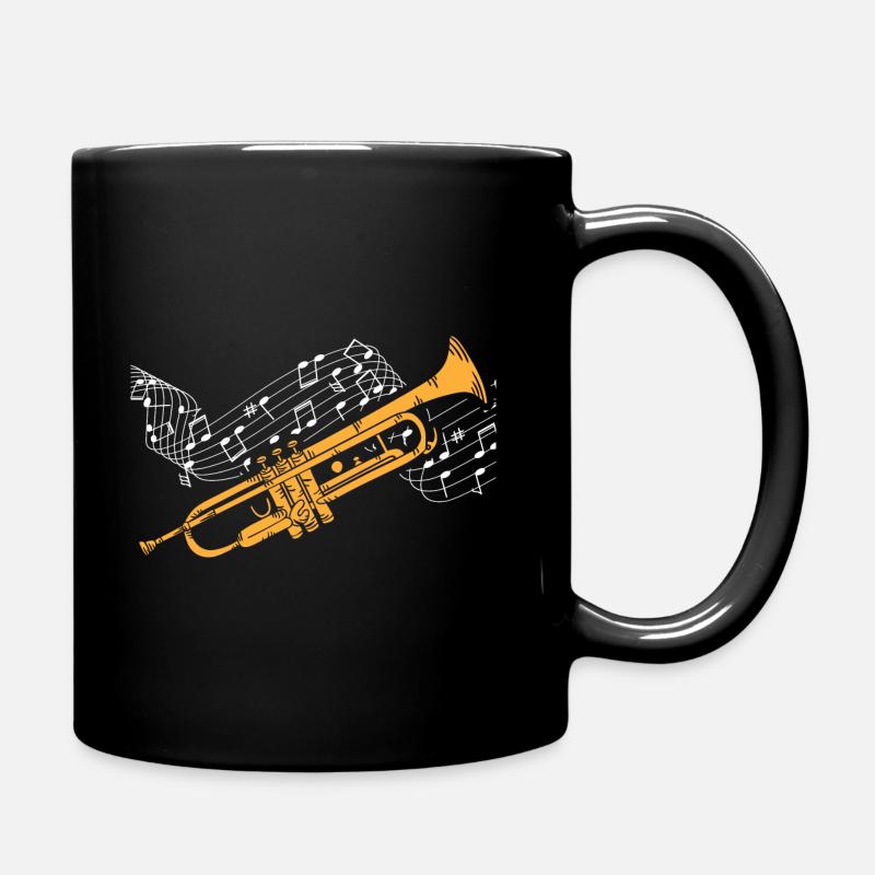 Trompette - Mug uni - noir