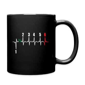 Puls Bike moto style de vie cadeau hobby - Mug uni - noir - Droite
