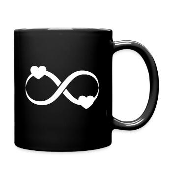 Heart Infinite Infinite - Full Colour Mug - black - Right