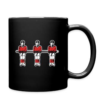 Tischfußball - Tasse einfarbig - Schwarz - Rechts