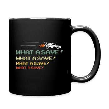 Rocket RC Car League Soccer Retro Vintage - Tasse einfarbig - Schwarz - Rechts