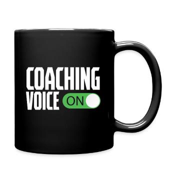 Coaching Voice On Coach Training - Full Colour Mug - black - Right