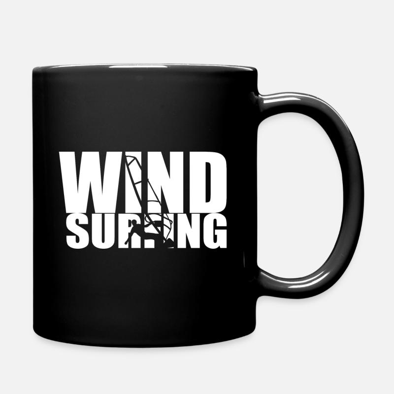 Windsurfing - Surfeurs - Mug uni - noir