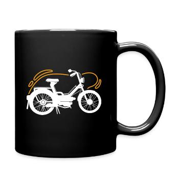 Mofa - Tasse einfarbig - Schwarz - Rechts