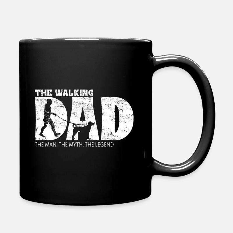 Appenzeller Sennenhund The Walking Dad - Tasse einfarbig - Schwarz