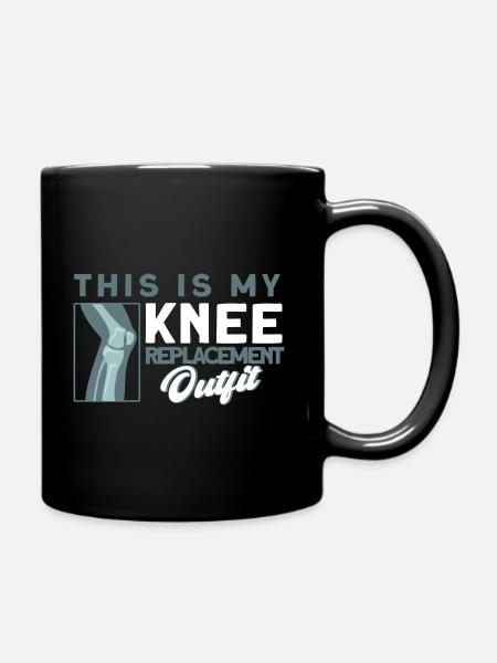 Patient Knie Operation Bionisches Knie - Tasse einfarbig - Schwarz