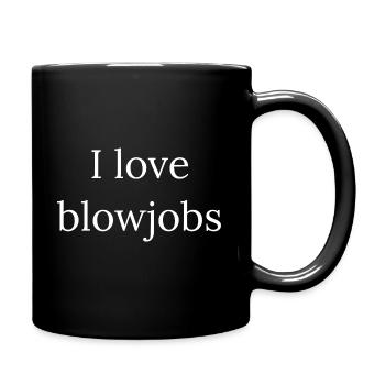 blowjob - Full Colour Mug - black - Right