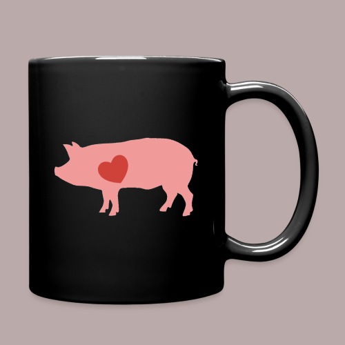 PIG WITH HEART - Enfärgad mugg