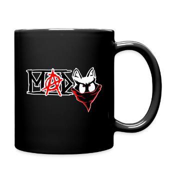 Bandanarchie mad coon - Mug uni - noir - Droite