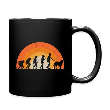 Bouvier des Flandres - Mug uni - noir - Droite