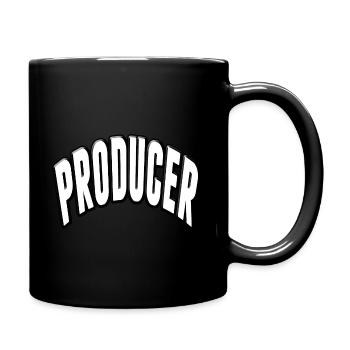 producer film produzent musik liebe macher boss - Tasse einfarbig - Schwarz - Rechts
