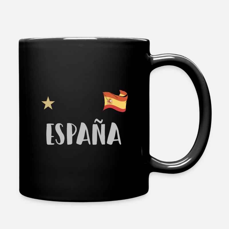Spanien Fußball Trikot Spanische Flagge - Tasse einfarbig - Schwarz