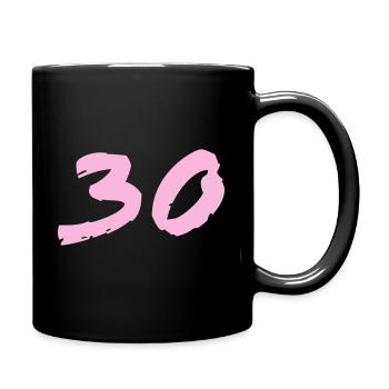 30e anniversaire 30 ans - Mug uni - noir - Droite