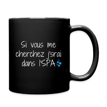 Idée cadeau fun relaxation - Mug uni - noir - Droite