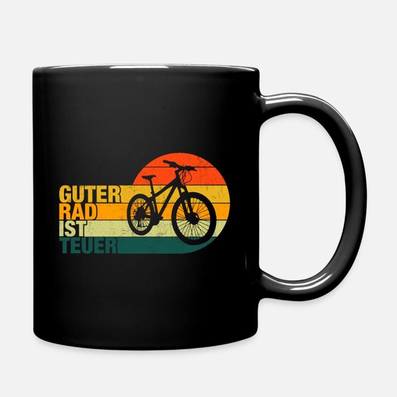 Guter Rad ist teuer - Tasse einfarbig - Schwarz