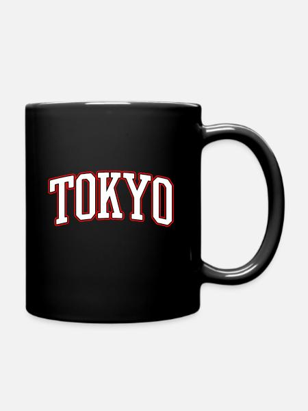 Tokyo - Japan - Schriftzug - Tasse einfarbig - Schwarz