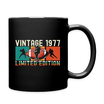 Footballs Birthday Édition Limitée Vintage 1977 - Mug uni - noir - Droite