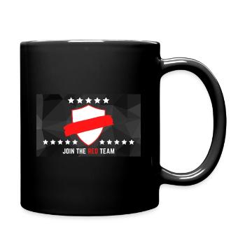 JOIN THE RED TEAM - Tasse einfarbig - Schwarz - Rechts