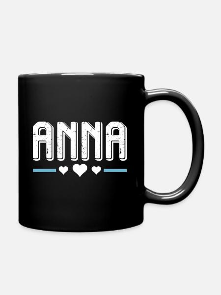 Anna - Tasse einfarbig - Schwarz