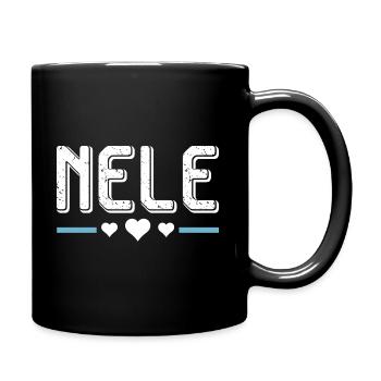 Nele - Tasse einfarbig - Schwarz - Rechts