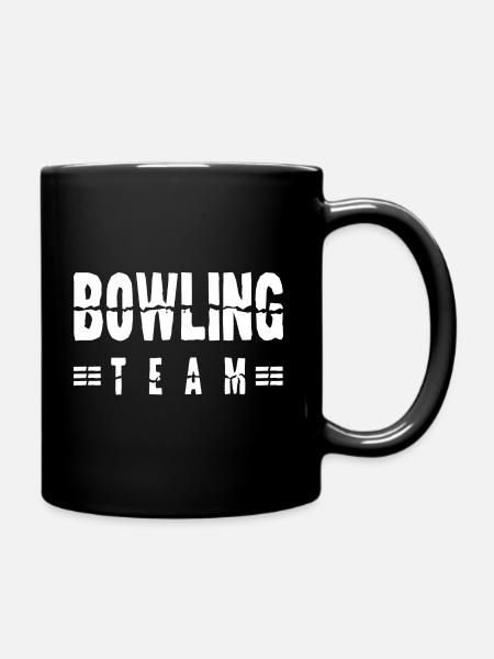 Bowling Team - Tasse einfarbig - Schwarz
