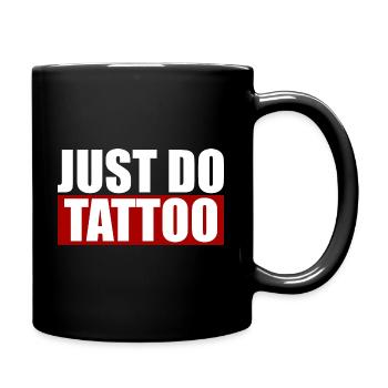 Just do tattoo inked Tattoos white - Tasse einfarbig - Schwarz - Rechts