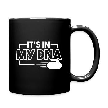 Curling Curling Is In My DNA - Full Colour Mug - black - Right