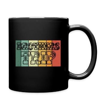 Sibling Brothers Journey - Full Colour Mug - black - Right