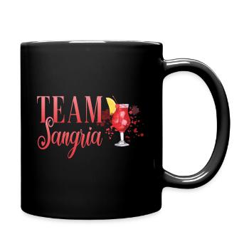 Cocktail Barkeeper Team Sangria - Tasse einfarbig - Schwarz - Rechts
