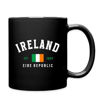 Irland Irland Republik - Tasse einfarbig - Schwarz - Rechts