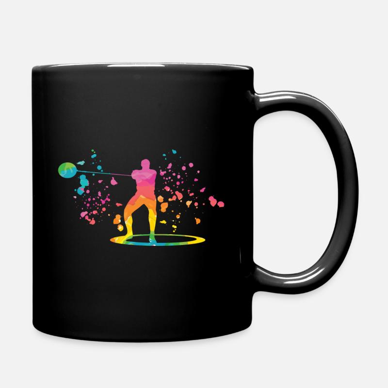 Hammerwerfer Colorsplash Hammerwerfen - Tasse einfarbig - Schwarz