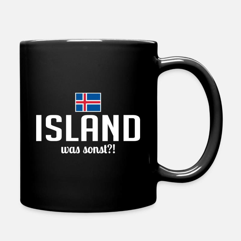 Islande quoi d’autre dire vacances en Scandinavie - Mug uni - noir